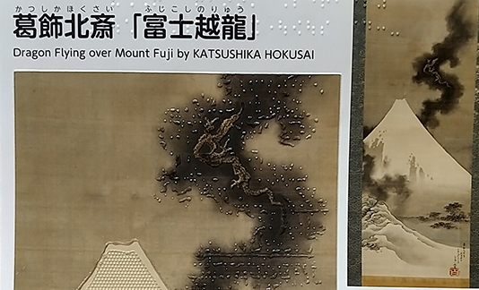 触って楽しむ「富士越龍」